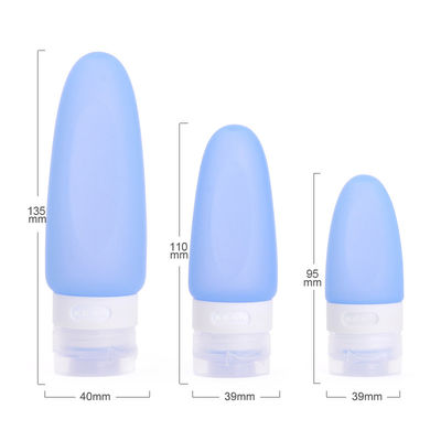 2oz 60ml Smart Size μπουκάλι Ασφαλής διαρροής BPA Εγκριθεί για αποθήκευση προσαρμοσμένων καλλυντικών