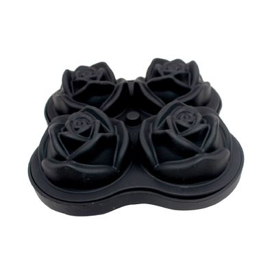 Σιλικόνη Rose Ice Ball Maker Εύκολη απελευθέρωση Μεγάλος κύβος πάγου για Cocktail Snack Trays