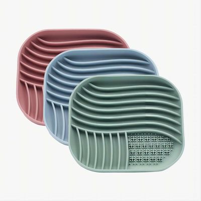 2024 Σιλικόνη Pet Slow Feeder BPA Free Licking Mat για σκυλιά και γάτες Μεγάλο Ποτήρι Αναρρόφησης