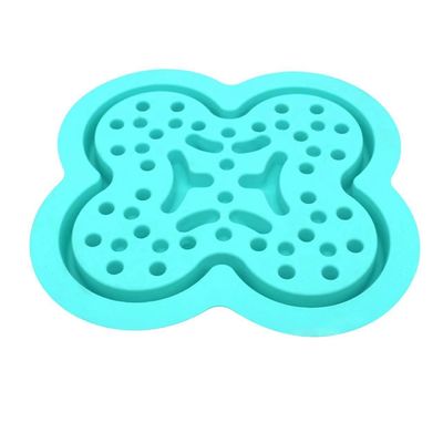 Σιλικόνη Pet Bowl για αργή τροφοδοσία Αντί ασφυξίας και ανατροπή Δέχεται OEM / ODM