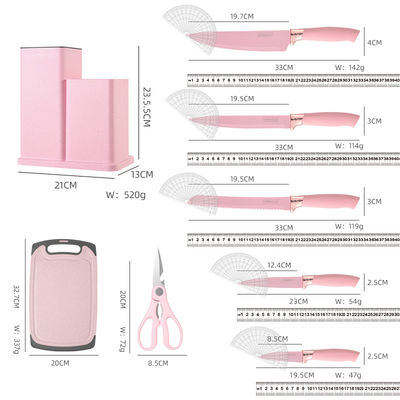 19 PCS Αντικαρδιόμενα Σιλικόνιο Εργαλεία Μαγειρικής Εγκαταστήστε ανθεκτικά εργαλεία μαγειρικής για την κουζίνα σας