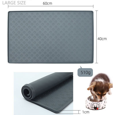 Σιλικόνιο σκυλί γάτα μπολ Mat Non-Stick Food Pad με πολλαπλά χρώματα και προσαρμοσμένη εκτύπωση