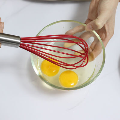 Πολυλειτουργικό σιλικόνιο αυγό Whisk Αναμειγνυτικά εργαλεία για την οικιακή κουζίνα 8/10/12 ίντσες Beater