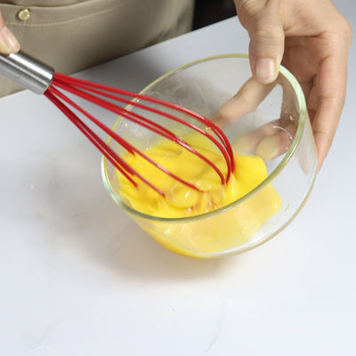 Πολυλειτουργικό σιλικόνιο αυγό Whisk Αναμειγνυτικά εργαλεία για την οικιακή κουζίνα 8/10/12 ίντσες Beater