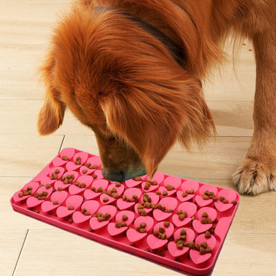 Σιλικόνη Slow Feeders Snuffle Mat Πρώτο δείγμα για ελεύθερη αντοχή θερμοκρασίας -40 έως 250
