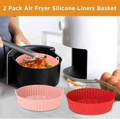 1.96cm*17cm*6.5cm Silicone Air Fryer Liner για βιώσιμες και επαναχρησιμοποιήσιμες ανάγκες μαγειρέματος