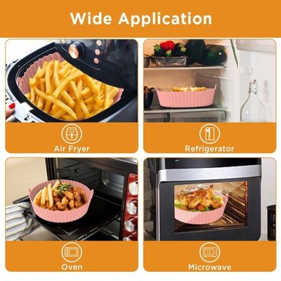 1.96cm*17cm*6.5cm Silicone Air Fryer Liner για βιώσιμες και επαναχρησιμοποιήσιμες ανάγκες μαγειρέματος