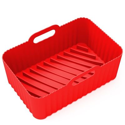 2Pcs Ασφαλής τροφίμων μη κολλώδης ψήσιμο αέρα Σιλικόνη δοχείο αξεσουάρ Αντικατάσταση φούρνο